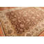 Tapis zone en laine 10 pi 9 po x 11 pi 10 po one-of-kind noué la rouille/bourgogne/brun 8 pi 9 po Almazan