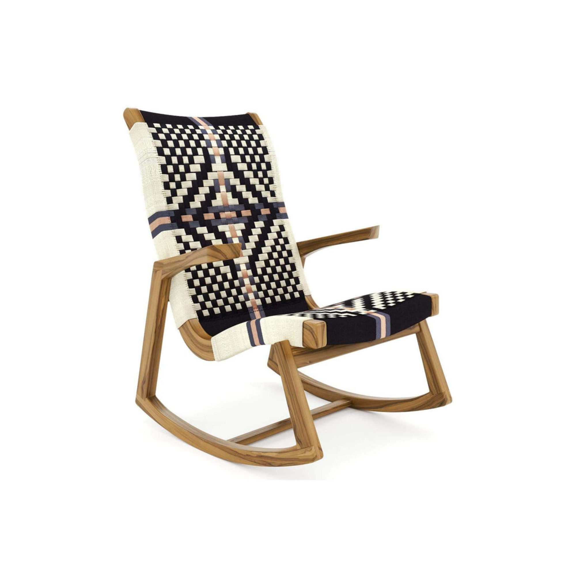 Amador Rocking Chair, Colonial Pattern, Natural