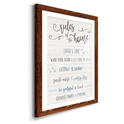 " Rules Of The House "