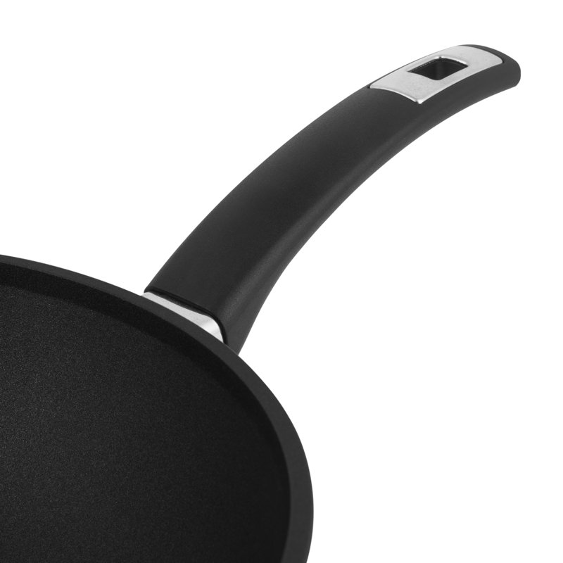 Ultimate 5-Quart Nonstick Cast Aluminum Wok with Glass Lid