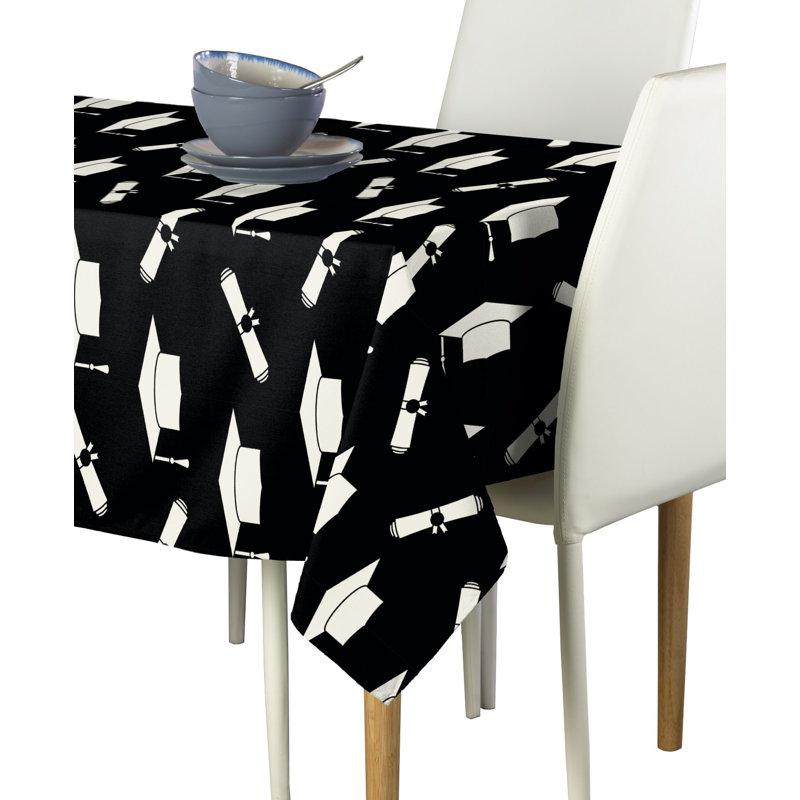 Erler Geometric Tablecloth, 120" L x 60" W