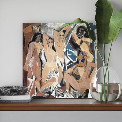 Les Demoiselles D'Avignon by Pablo Picasso - Wrapped Canvas Print