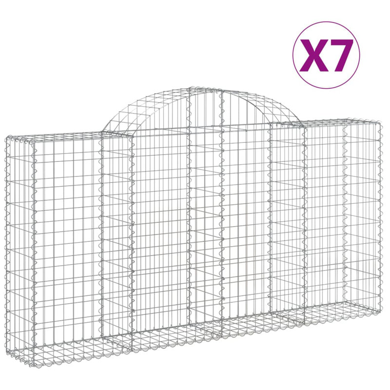 Clôture en métal argenté H 31,5 po x l 157,5 po