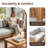 Solid Wood Patio Conversation Modular Sofa Set