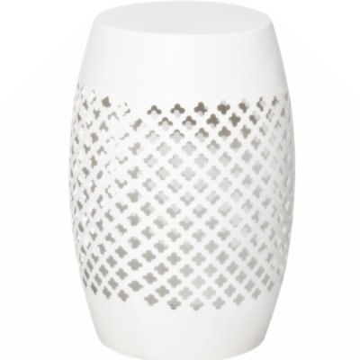 Daquian Round Metal Outdoor Side Table , 12.57'' in. W 12.57'' in. D
