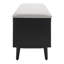 Banc de rangement en bois avec tablettes-1965268459