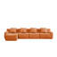 Canapé modulaire en tissu avec repose-pieds Teddy-1515448550