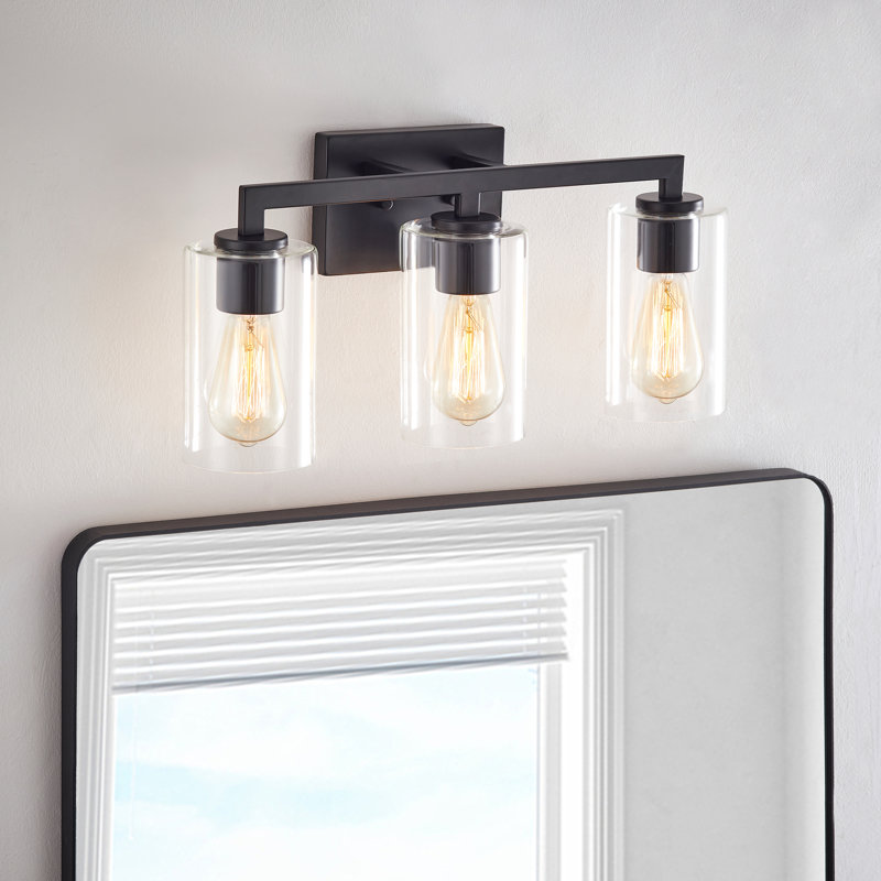 Latana Dimmable Vanity Light, Matte Black, 3