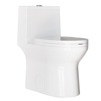 Sotomo Ada Compliant One-piece Toilet, 1.1/1.6 Gpf Dual Flush, Map 1000g, Quick Release & Soft Close Toilet Seat