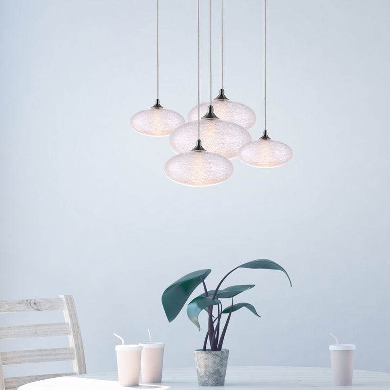 Alvie 5 - Light Cluster Pendant, Nickel