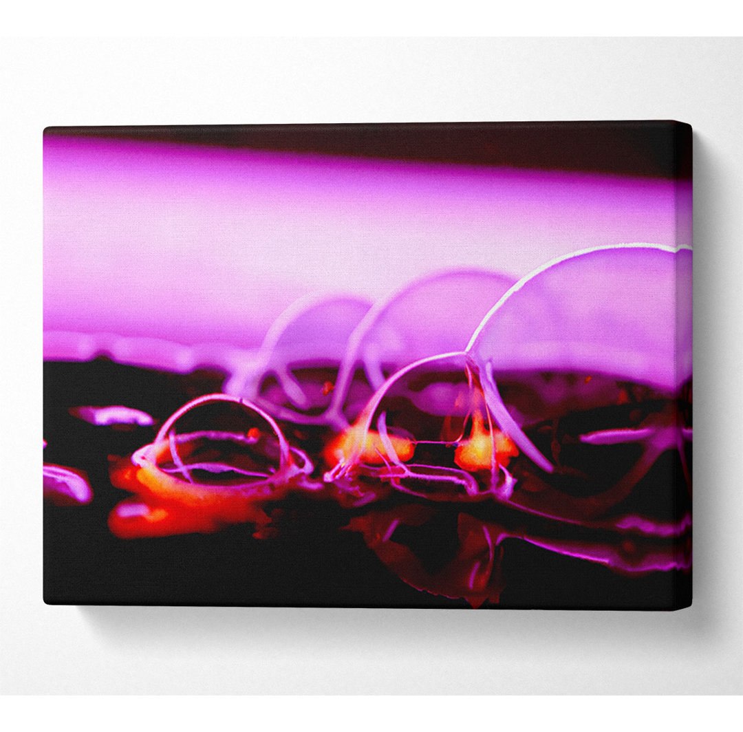 Fire Bubbles - Kunstdrucke auf Leinwand - Wrapped Canvas