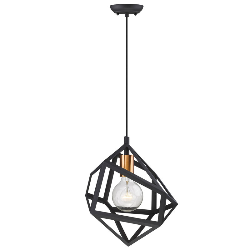 Allport 1 - Light Single Pendant, Matte Black