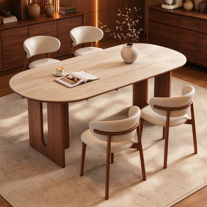 Table de salle à manger ovale française du milieu du XXe siècle, H 29,5 po x l 70,9 po x P 31,5 po, 9