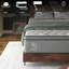 Matelas simple en mousse viscoélastique gélifiée rafraîchissante de 10 pouces, - États-Unis, faible transfert de mouvement, relief, eau, base ajustable, gris blanc, fabrication à ressorts