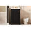 Meuble-lavabo de 20 pouces avec lavabo en céramique, ensemble de meuble-lavabo simple autoportant avec porte à fermeture douce, tablette réglable, style moderne.-991261496