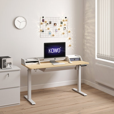 Bureau debout à hauteur réglable électrique Larreon