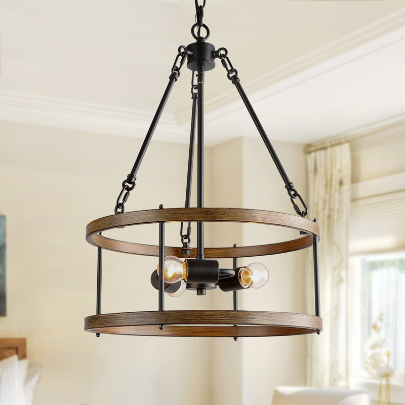 Azar 3-Light  Drum Pendant