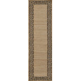 Erin Gates by Momeni Orchard Greek Key Jute and Wool Hand Woven Brown Area Rug