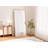 Adolar Pine Wood Bevel Rectangle Framed Full Length Mirror with Stand Floor Mirror-1447597149