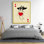 Toile «Queen of Hearts» | «Man Cave», mode noire, cadre encadré