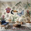 Papier peint tropical avec papillon bleu Toucan-1400860430-1400860428