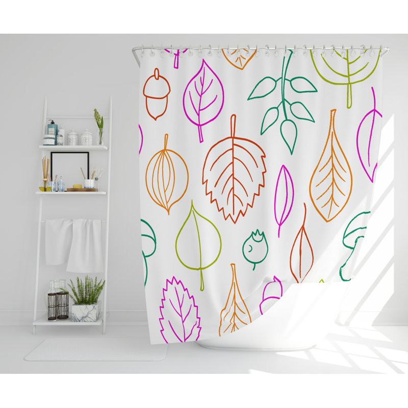 Willian Polyester Shower Curtain, 168cm H x 168cm W