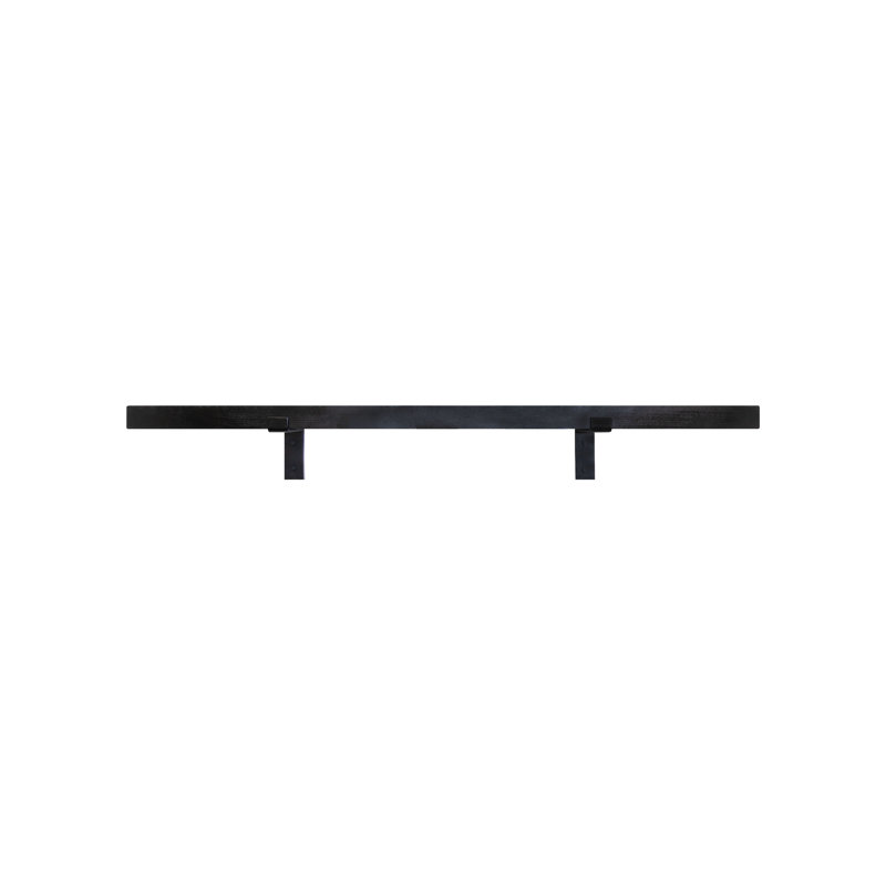 Rayne Record Display Shelves, 63x3x2, Black