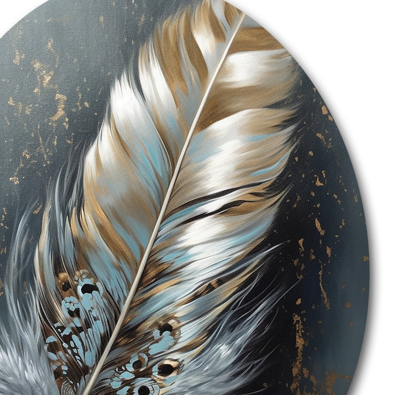 Plume d'or Wanderlust IV, H 16 po x l 16 po x P 1 po