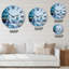 Petite ville en hiver - Horloge murale traditionnelle-60327867