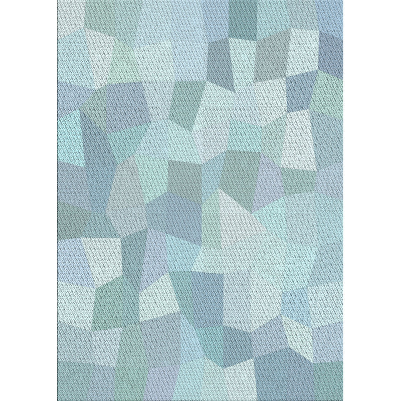 Geometric Indoor Rug, Runner 2' x 5'