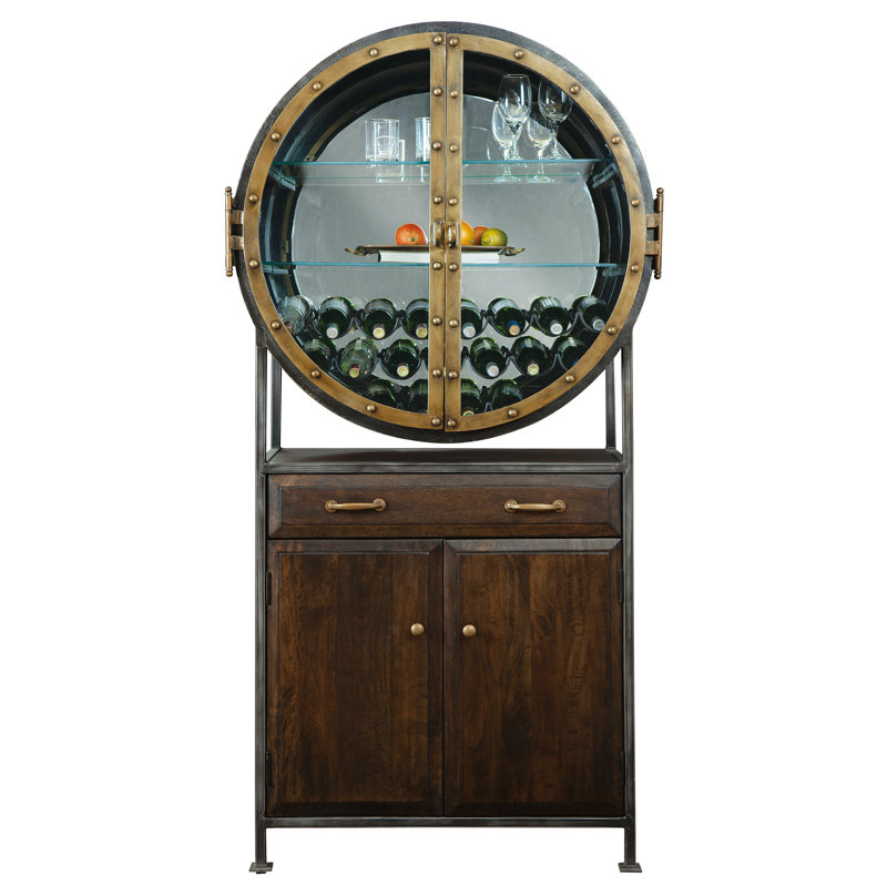 Rob Roy 100cm Solid Wood Bar Cabinet