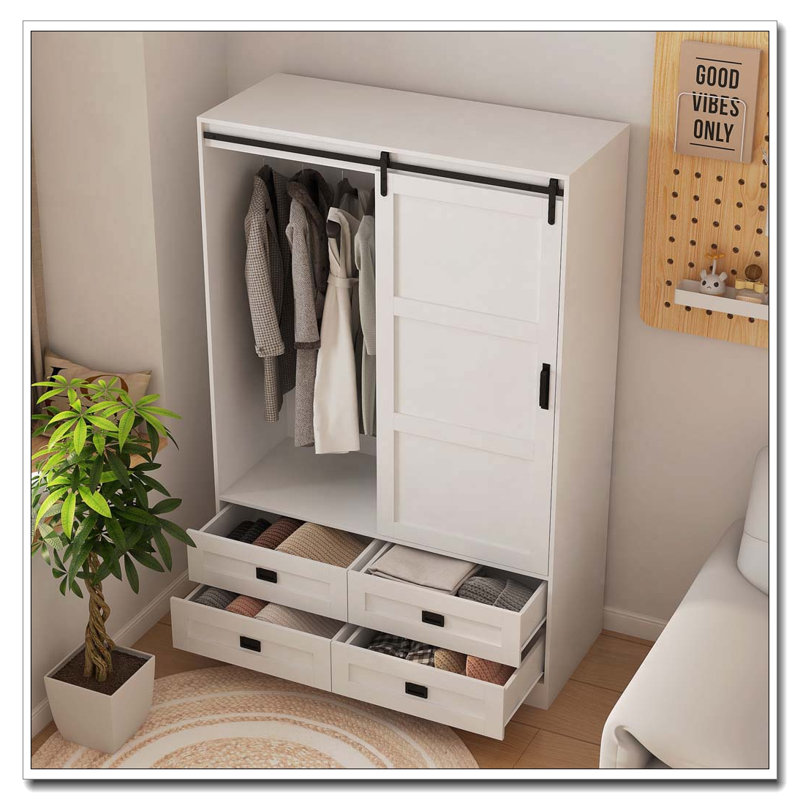 Armoire-penderie Armoire, Blanc