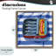 Sardines sur cadre flottant rayé en tissu, design par Kate Jarvik Birch-153783926-153783921