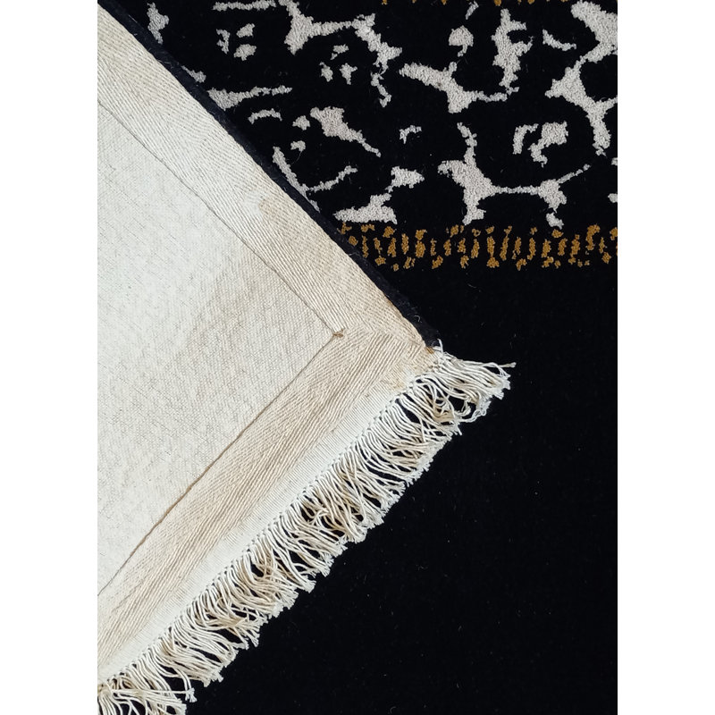 African Safari Wool Indoor Rug, Runner 2'6" x 10'
