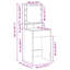 Dressing Table with Mirror