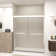 Frederick 57.75'' - 59'' W x 70'' H Bypass Semi-Frameless Shower Door with Clear Glass