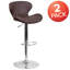 Tabouret de bar réglable en vinyle Guajardo-33309686