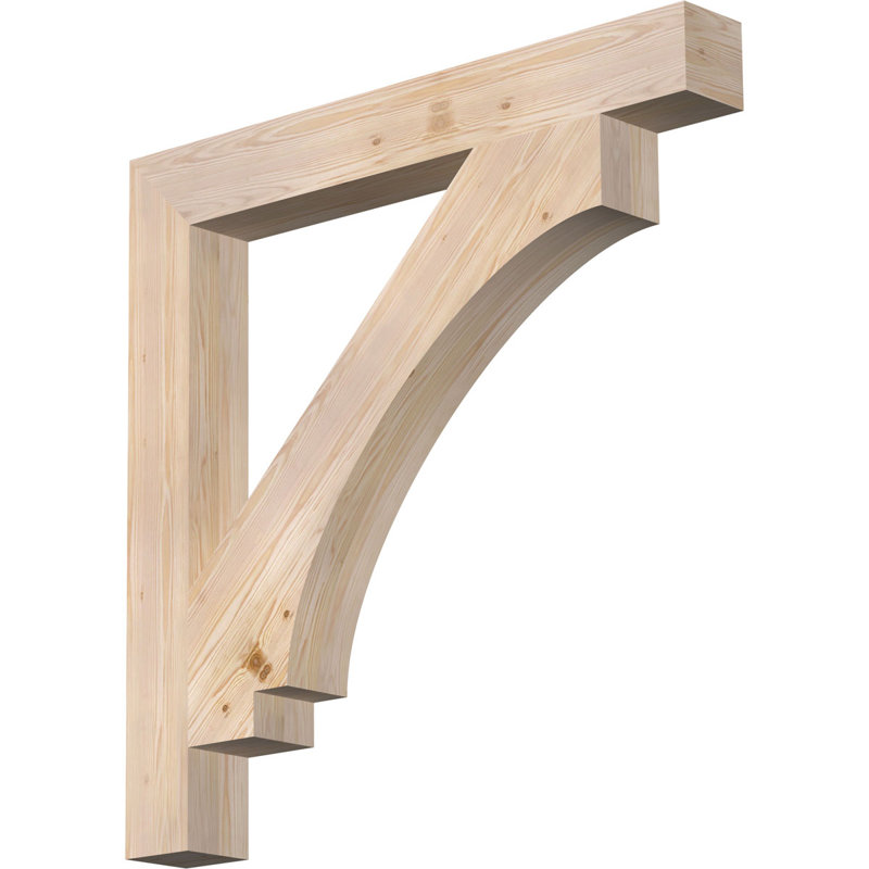 H 5,5 po x P 5,5 po, Sapin de Douglas, H 46 po x l 5,5 po x P 46 po