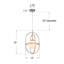 Luminaire suspendu géométrique 1 lumière Fischer