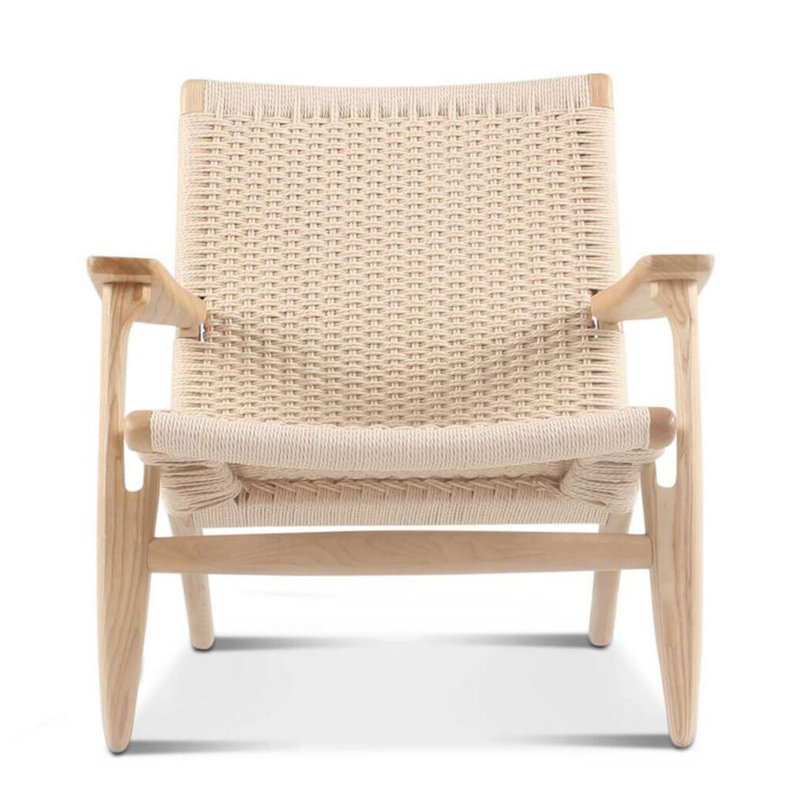 Soren Woven Lounge Chair., Natural, Natural
