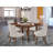  Rectangular Solid Wood Top with Butterfly Leaf Dining Table Set-827169378-809596268-809596271