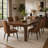 Faux Leather Upholstered Solid Back Side Chair-2058058663