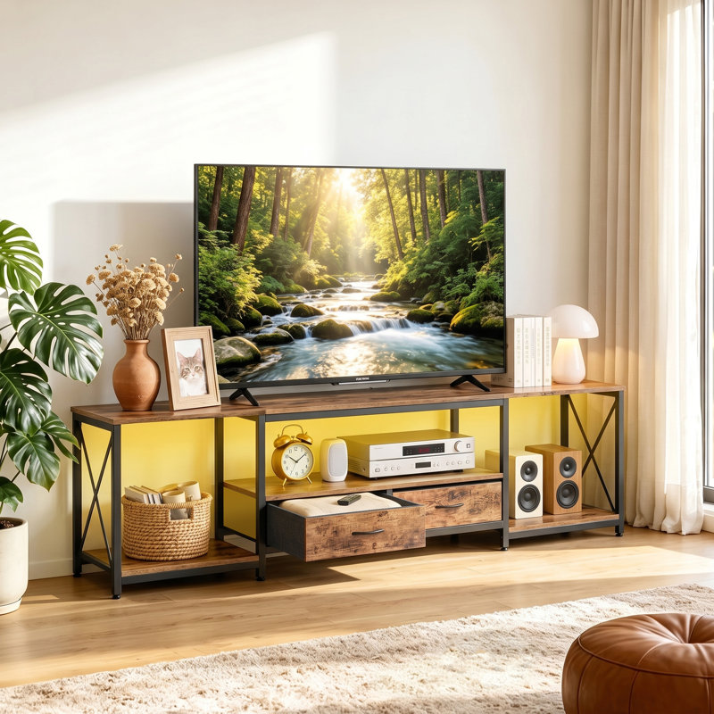 Meuble télé pour téléviseur de 88 po ou moins Shelton, null, null