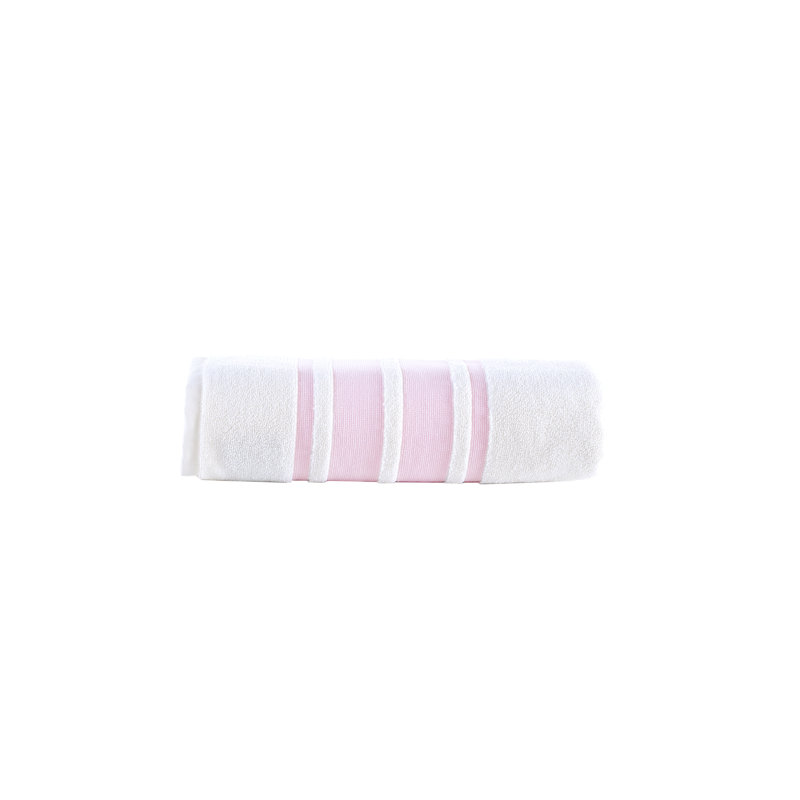 Turkish Cotton Midweight Bath Towel, Pink