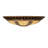 Fleur-de-lis Glass Flush Mount