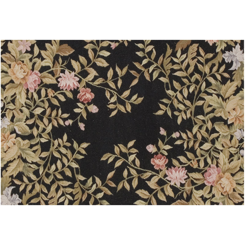 Wool Oriental Area Rug, Rectangle 4' x 6'