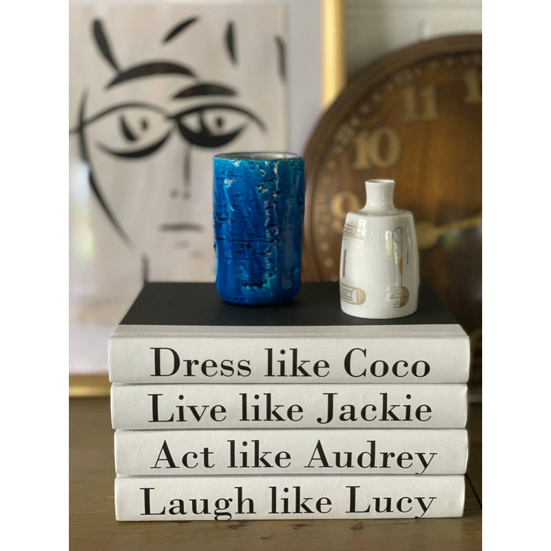 4 Piece Decorative Book Set