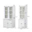 (2 pièces) H 75,25 po x l 60 po, armoire de rangement moderne à 7 portes, 5 niveaux et 10 tablettes