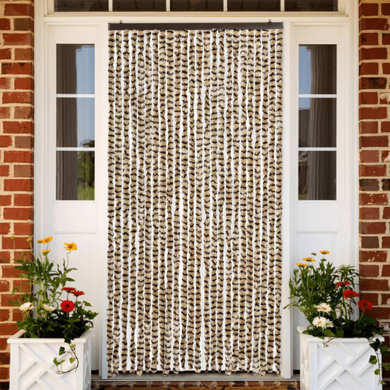 Birchanger Room Darkening Curtain Single Panel, 90cm Width x 220cm Drop, Grey/White