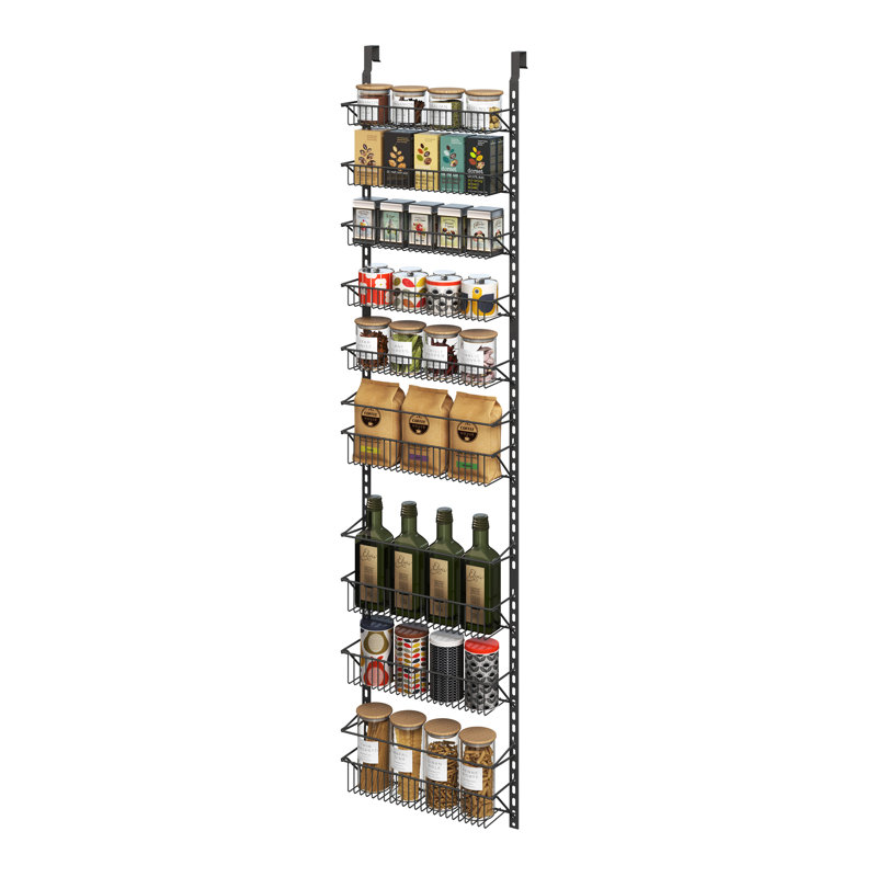 Organisateur de garde-manger pour la maison complet à la maison - Organisateur à 9 niveaux pour le rangement de la salle de bain, du placard ou de la cuisine